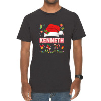 Thanksgiving Kenneth Santa Claus Hat Family Merry Christmas Xmas Costu Vintage T-shirt | Artistshot