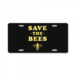 Save The Bees License Plate | Artistshot