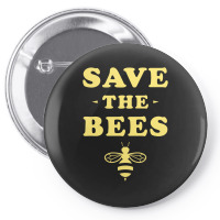 Save The Bees Pin-back Button | Artistshot