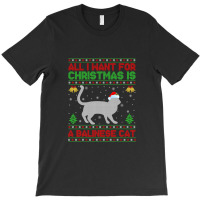 Thanksgiving Funny Ugly All I Want For Christmas Is A Balinese Cat T-shirt | Artistshot