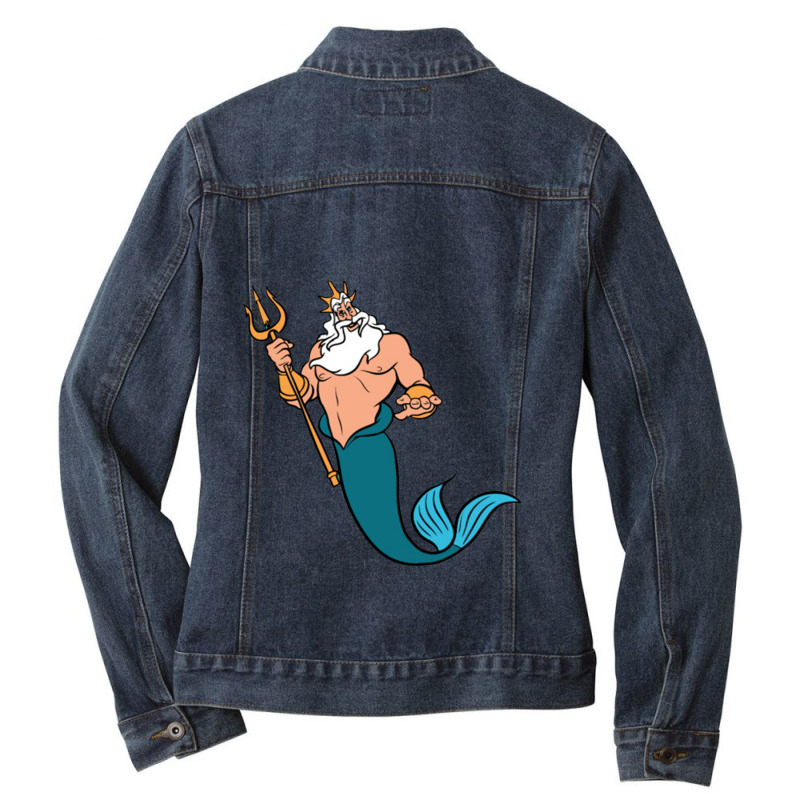 King Triton Ladies Denim Jacket by lotusbubble | Artistshot