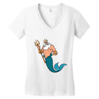 King Triton Women's V-neck T-shirt | Artistshot