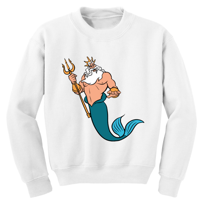 King Triton Youth Sweatshirt by lotusbubble | Artistshot