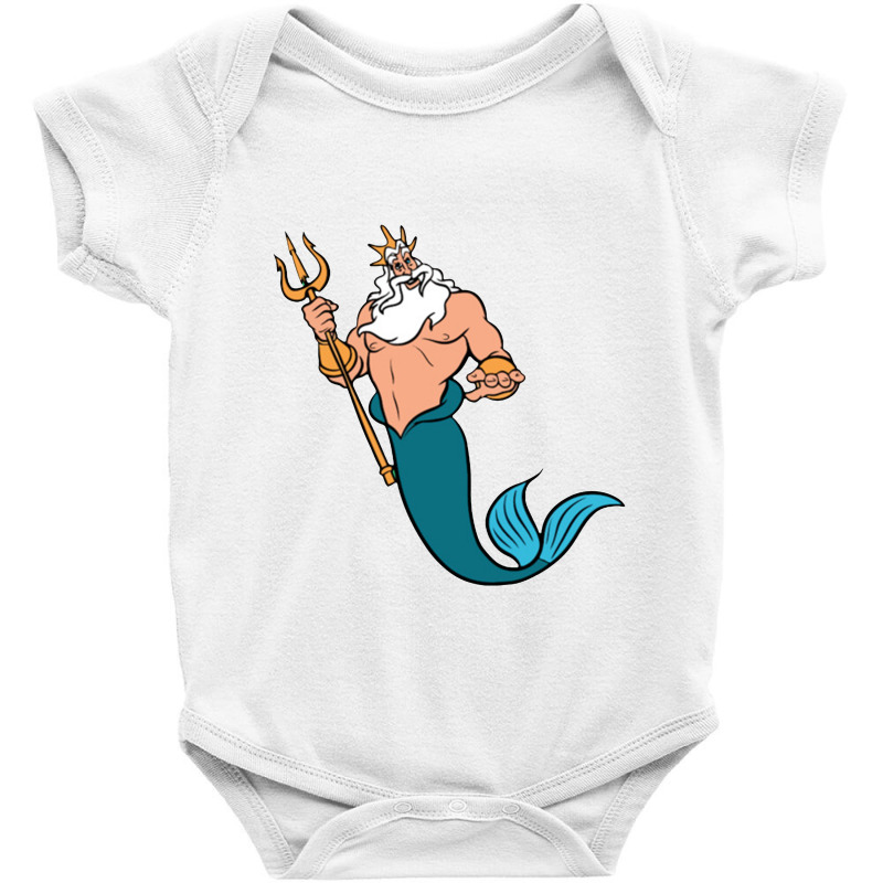 King Triton Baby Bodysuit by lotusbubble | Artistshot