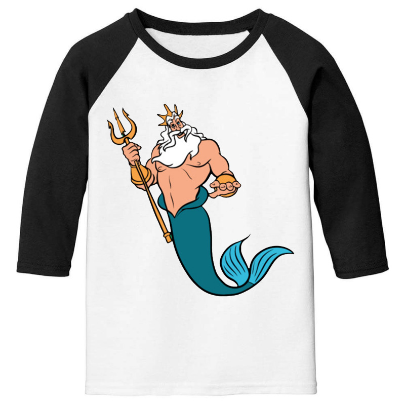 King Triton Youth 3/4 Sleeve by lotusbubble | Artistshot