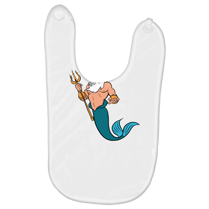 King Triton Baby Bibs by lotusbubble | Artistshot