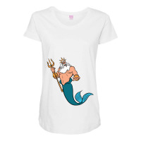 King Triton Maternity Scoop Neck T-shirt | Artistshot