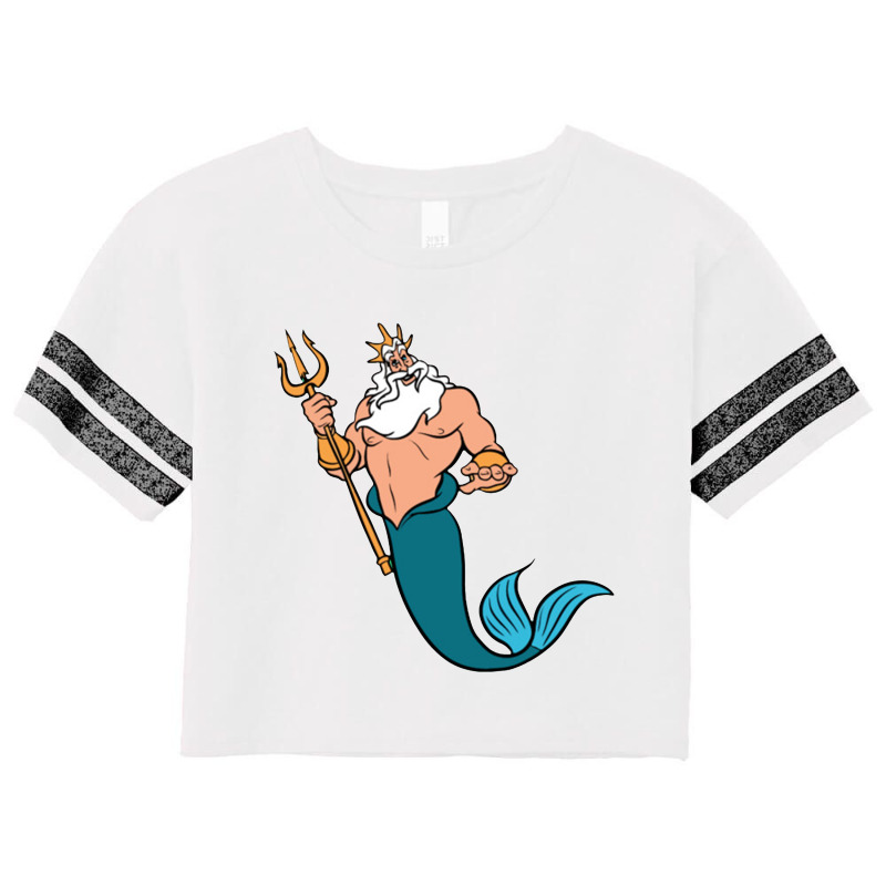 King Triton Scorecard Crop Tee by lotusbubble | Artistshot