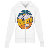 Camping Youth Zipper Hoodie | Artistshot