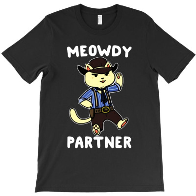 Meowdy Partner   Arthur Morgan T-shirt Designed By Bayu Kartika