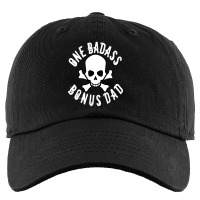 One Badass Bonus Step Dad Kids Cap | Artistshot