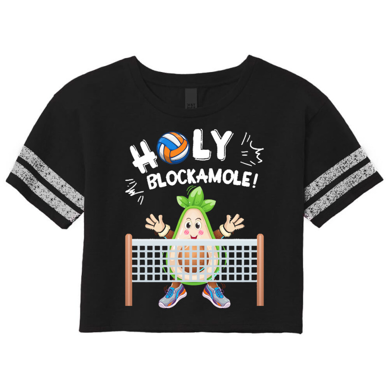 Funny Volleyball Lovers T  Shirt Holy Blockamole Funny Avocado Blocker Scorecard Crop Tee by gabecollins | Artistshot