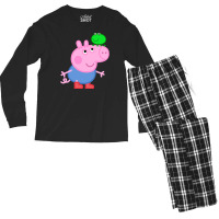 Peppi Pig Men's Long Sleeve Pajama Set | Artistshot