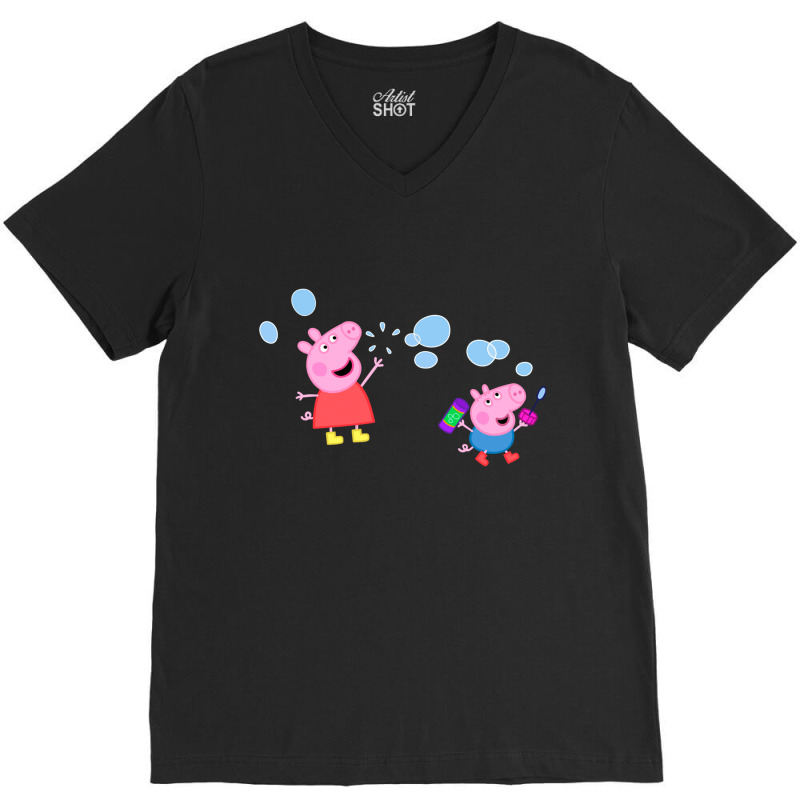 Peppa Pig V-neck Tee | Artistshot