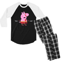 Peppa Pig Men's 3/4 Sleeve Pajama Set | Artistshot