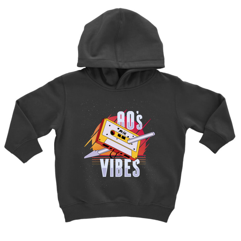 80s Vibes Cassette Toddler Hoodie by SamKal | Artistshot