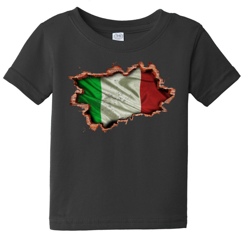 Italy Flag Inside Wall Baby Tee by autlu2024 | Artistshot