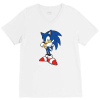 The Hedgehog V-neck Tee | Artistshot