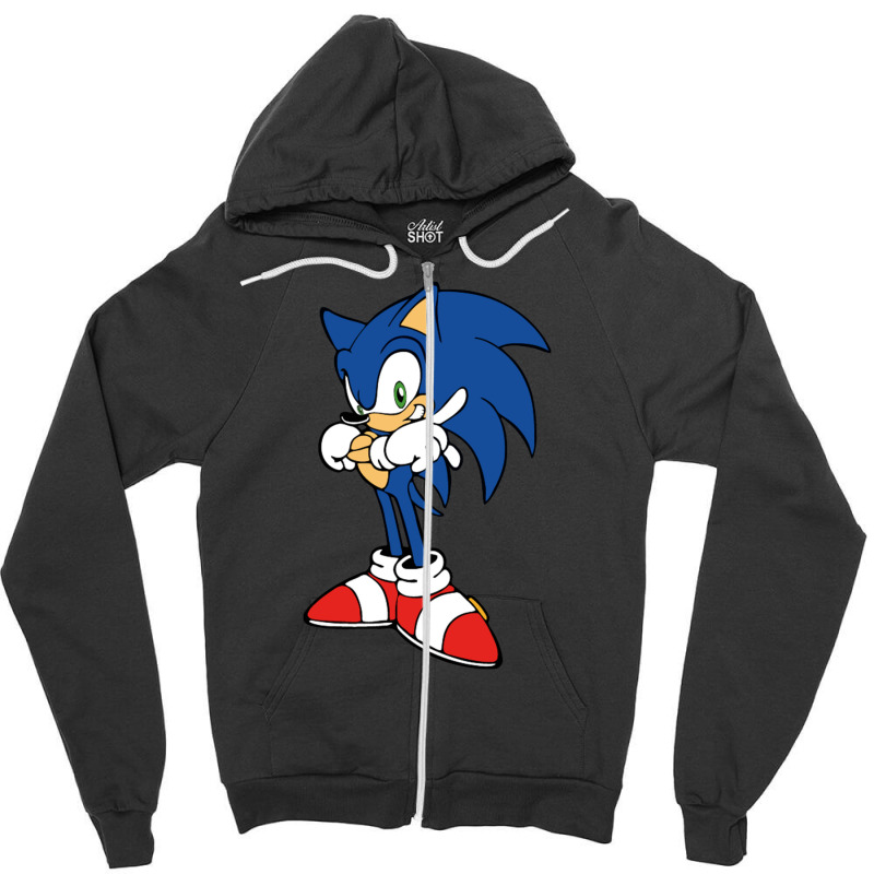 The Hedgehog Zipper Hoodie | Artistshot