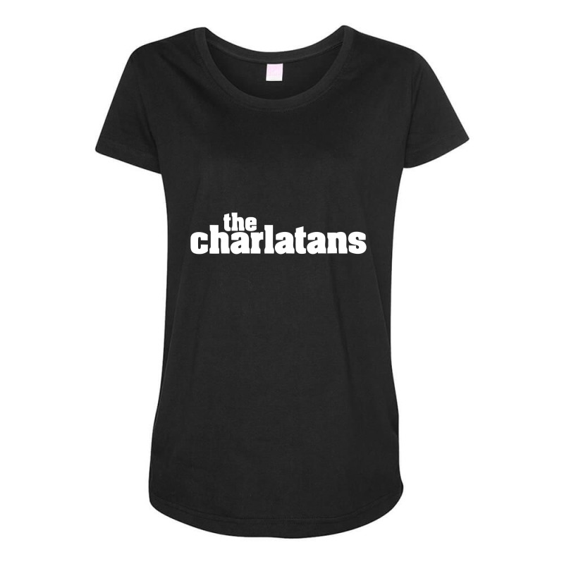 The Charlatans Maternity Scoop Neck T-shirt by freixahyland | Artistshot