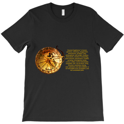 Sagittarius Sign Zodiac Horoscope Astrology Zodiac T-shirt T-shirt Designed By Arnaldo Da Silva Tagarro