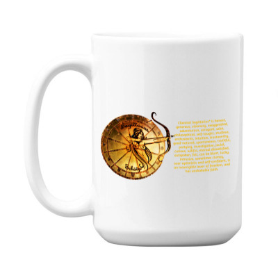 Sagittarius Sign Zodiac Horoscope Astrology Zodiac T-shirt 15 Oz Coffee Mug Designed By Arnaldo Da Silva Tagarro