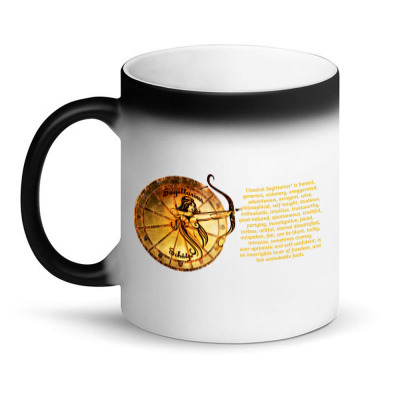 Sagittarius Sign Zodiac Horoscope Astrology Zodiac T-shirt Magic Mug Designed By Arnaldo Da Silva Tagarro
