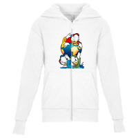 Duck Tales Characters Youth Zipper Hoodie | Artistshot