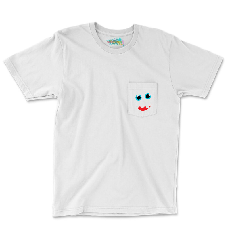 Goofy Monster Face Pocket T-shirt | Artistshot