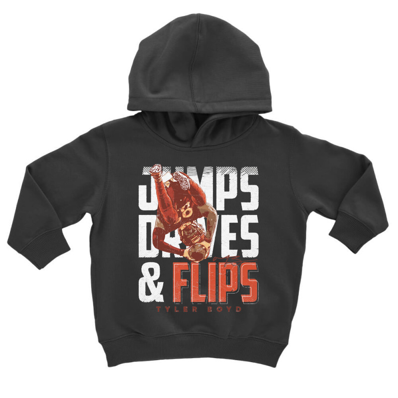 Tyler Boyd Flip Celebration Toddler Hoodie | Artistshot