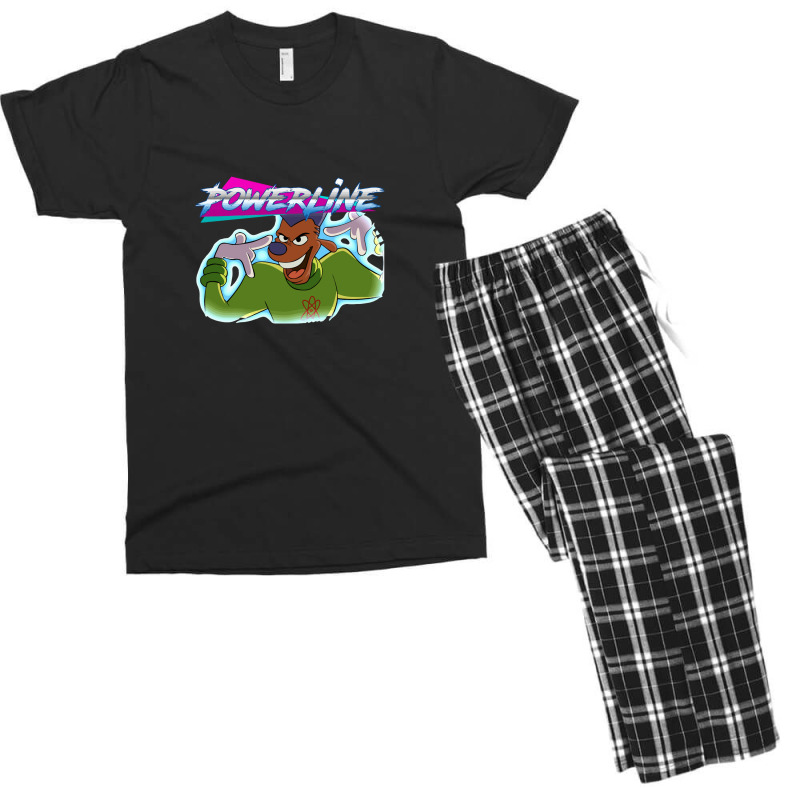 Powerline Men's T-shirt Pajama Set | Artistshot