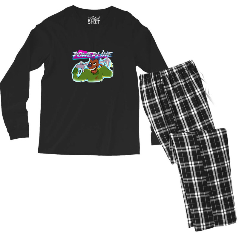 Powerline Men's Long Sleeve Pajama Set | Artistshot