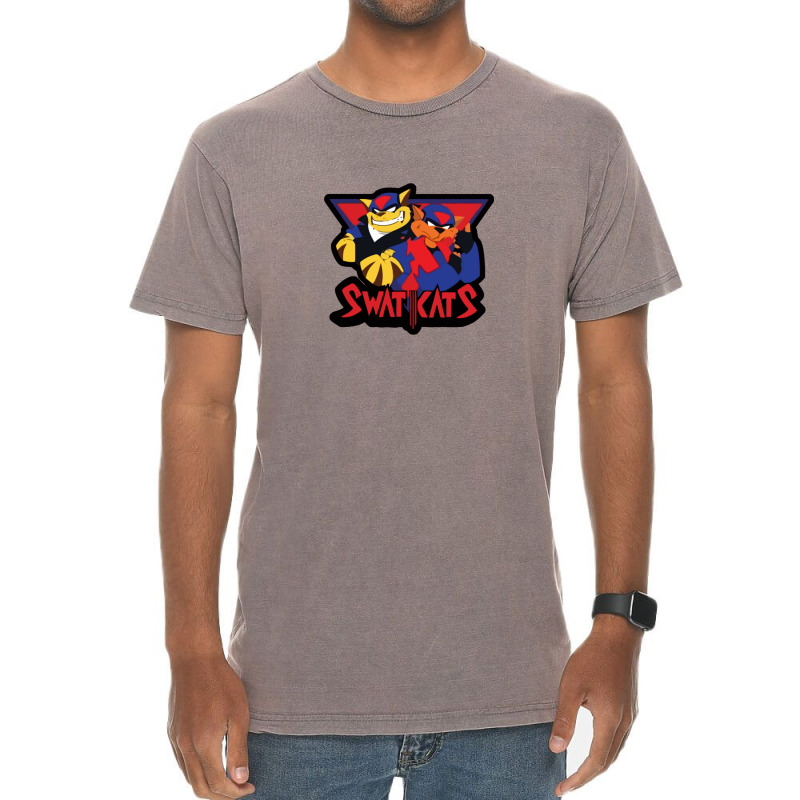 Swat Kats Characters Vintage T-shirt | Artistshot