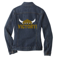 Entourage Viking Victory Ladies Denim Jacket | Artistshot