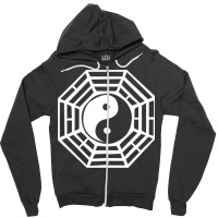 I Ching Ying And Yang Zipper Hoodie | Artistshot