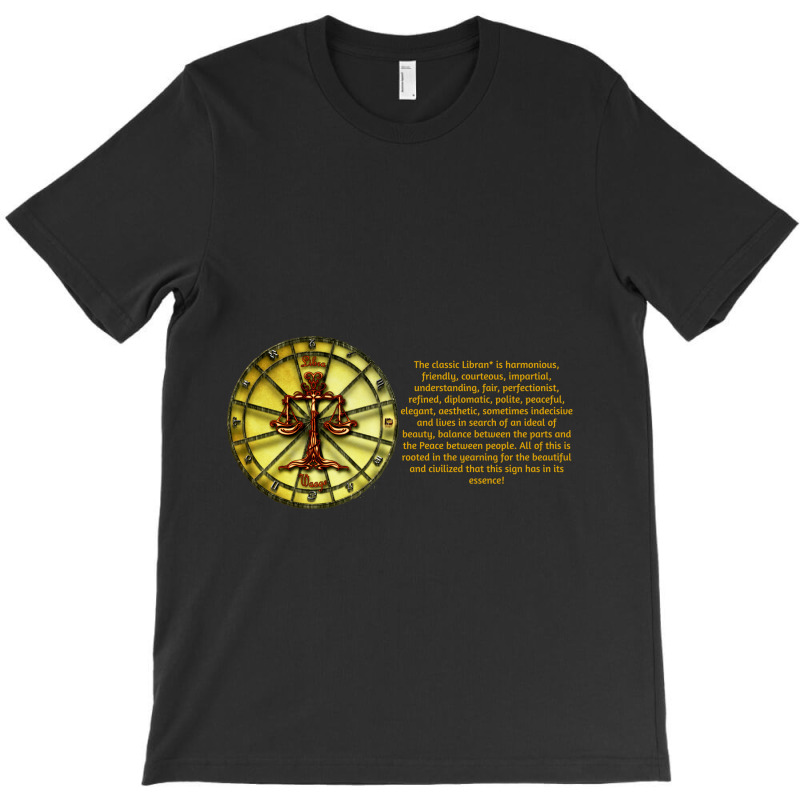 Libra Sign Horoscope Zodiac Astrology T-shirts T-shirt | Artistshot