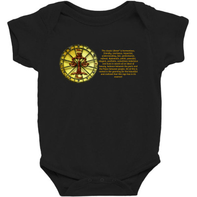 Libra Sign Horoscope Zodiac Astrology T-shirts Baby Bodysuit Designed By Arnaldo Da Silva Tagarro