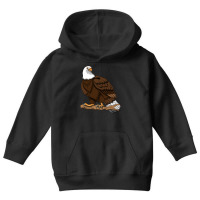 Eagle Stone Eagle Sea Eagle Fish Eagle Gripper Bird Bird Of Pullover H Youth Hoodie | Artistshot