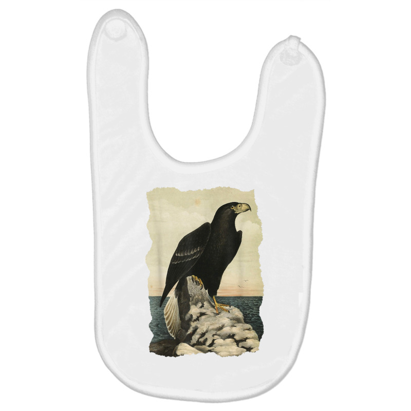 Northen Steller's Sea Eagle   Bird Of Prey   Raptor Seascape T Shirt Baby Bibs by bhuvanseeliger | Artistshot