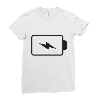 Battery Ladies Fitted T-shirt | Artistshot