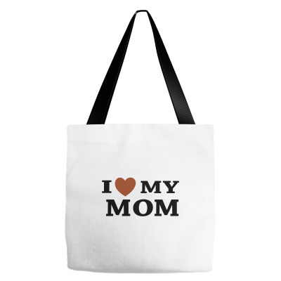 I Love My Mom Tote Bags Designed By Megaagustina