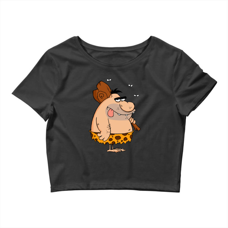 Caveman Crop Top by airlagga | Artistshot