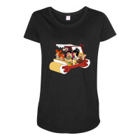 Flinstone Maternity Scoop Neck T-shirt | Artistshot