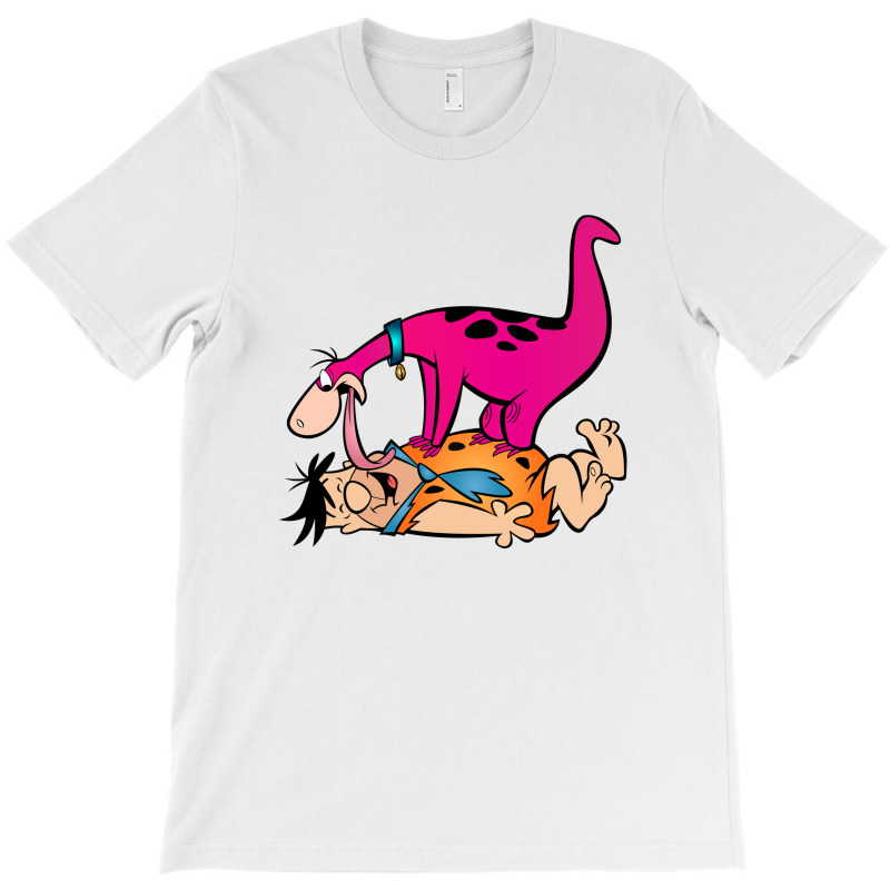 Fred And Dino T-Shirt by airlagga | Artistshot