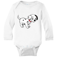 Dalmatian Long Sleeve Baby Bodysuit | Artistshot