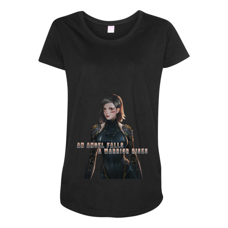 3 Alita Battle Angel Maternity Scoop Neck T-shirt by kokojyan | Artistshot