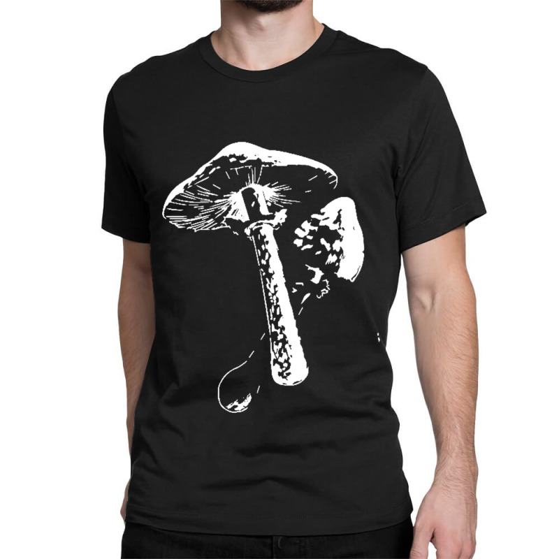 Parasol Mushrooms Classic T-shirt by saterseim | Artistshot