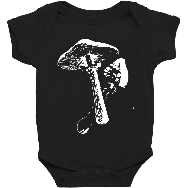 Parasol Mushrooms Baby Bodysuit by saterseim | Artistshot