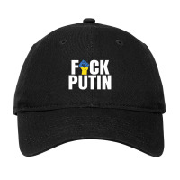 Fvck Putin Flag Adjustable Cap | Artistshot