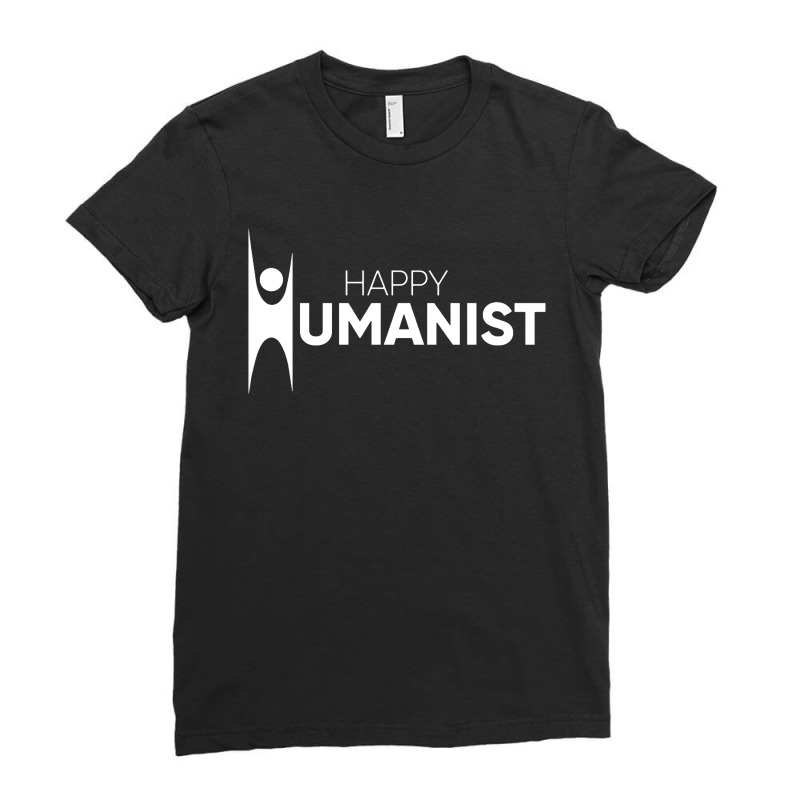 Happy Humanist Symbol Ladies Fitted T-Shirt by IONIQ | Artistshot